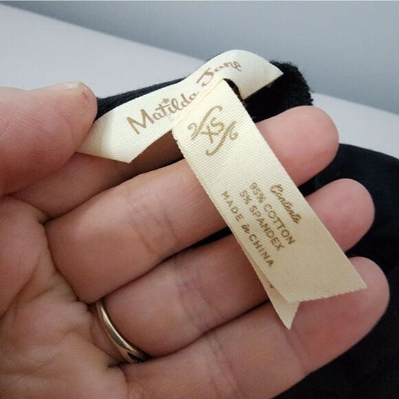 MATILDA JANE Women’s Black Ruffle Cardigan/Jacket Size XS Snap Closure - Picture 6 of 7